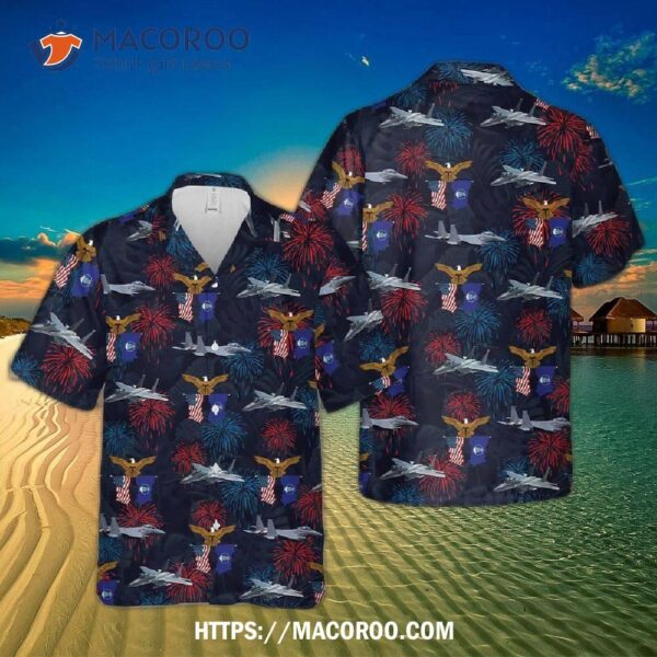 U.s Air Force Mcdonnell Douglas F-15e Strike Eagle Hawaiian Shirt