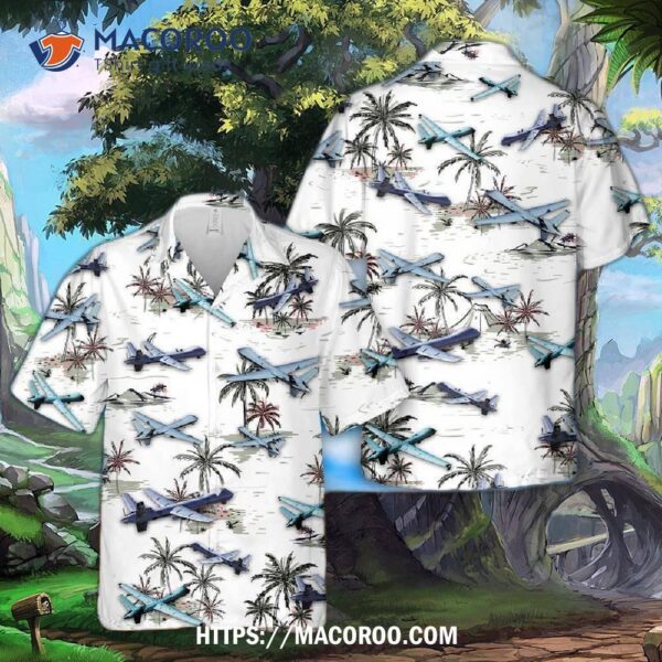 U.s. Air Force Mq-9a Reaper Hawaiian Shirt