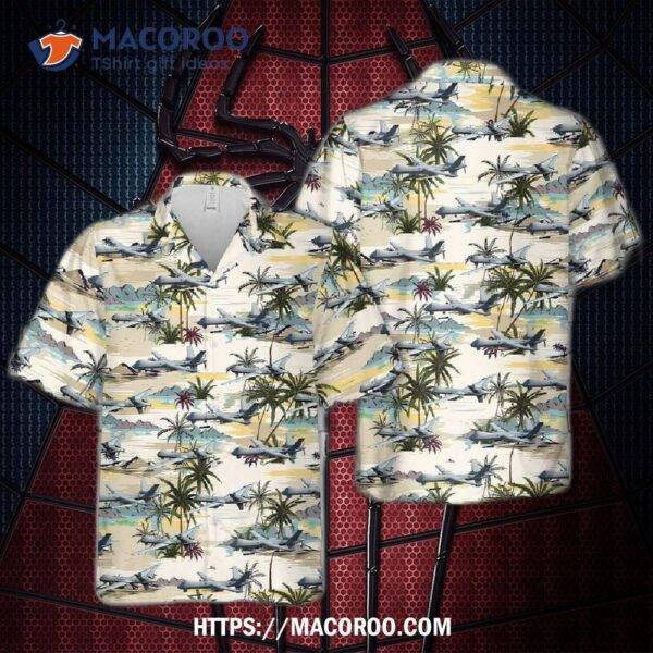 U.s. Air Force Mq-9a Reaper Hawaiian Shirt