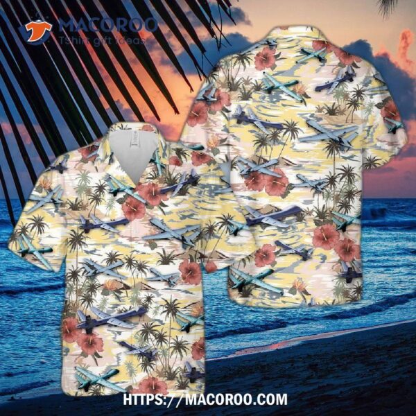 U.s. Air Force Mq-9a Reaper Hawaiian Shirt