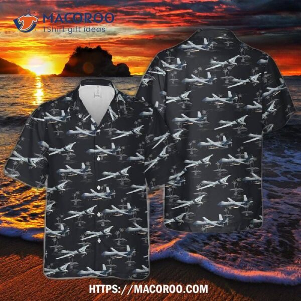 U.s. Air Force Mq-9a Reaper Hawaiian Shirt