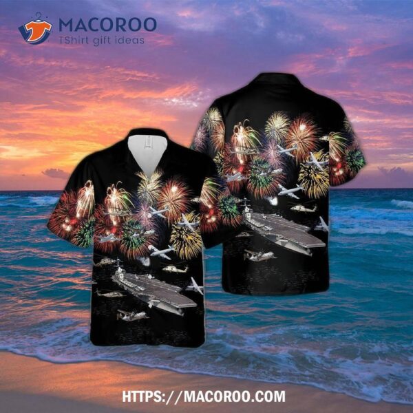 U.s Navy Uss Gerald R. Ford Hawaiian Shirt