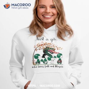 uab blazers peanuts cartoon just a girl who loves fall and blazers logo shirt hoodie 1