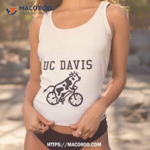 uc davis cow bicycle shirt tank top 1