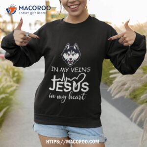 uconn huskies logo 2023 in my veins jesus in my hearshirt sweatshirt 1