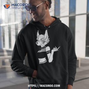 unbiased furry struggles punk girl jackal shirt hoodie 1