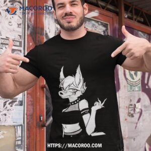 unbiased furry struggles punk girl jackal shirt tshirt 1