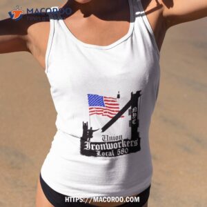 Union Ironworkers Local 580 Nyc American Flag Shirt