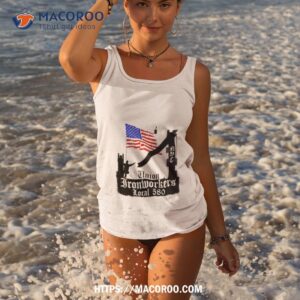 Union Ironworkers Local 580 Nyc American Flag Shirt