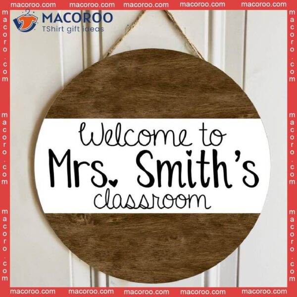 Unique Teacher Gifts Ideas,personalized Name Classroom Sign Door Decor