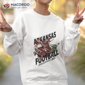 university of arkansas collection arkansas football top plays pockeshirt sweatshirt 2