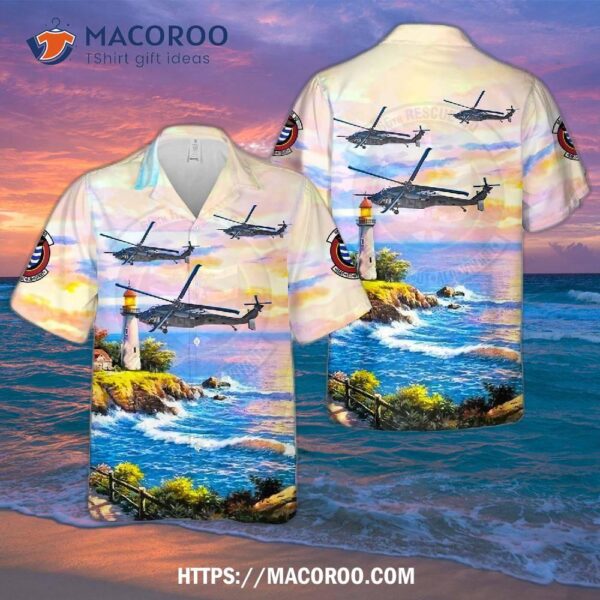 Us Air Force 89-26204 – Sikorsky Hh-60g Pave Hawk 66th Rescue Squadron Hawaiian Shirt