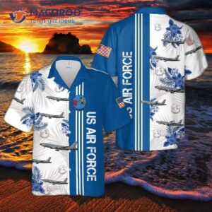 Us Air Force Arizona National Guard 197th Refueling Squadron Kc-135r Stratotanker Hawaiian Shirt