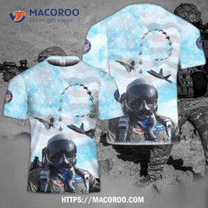 Us Air Force F-22 Raptor Demo Team 3D T-shirt