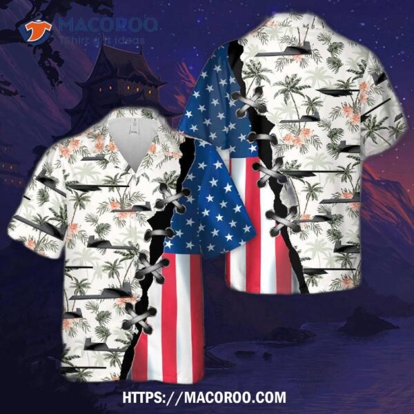 Us Air Force Northrop Grumman B-21 Raider Hawaiian Shirt