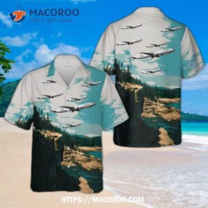 Us Air Force Northrop Grumman E-10a Mc2a Hawaiian Shirt