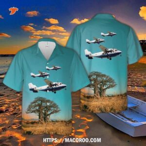 Us Air Force (usaf) Pzl-mielec M-28 Skytruck Hawaiian Shirt