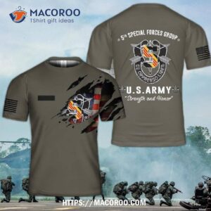 Us Army 5th Special Forces Group (5th Sfg) 3D T-shirt