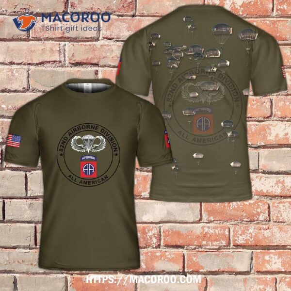 Us Army 82nd Airborne 3D T-Shirt