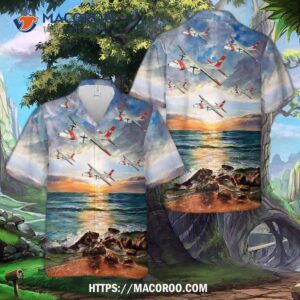 Us Coast Guard Hc-144 Ocean Sentry Hawaiian Shirt