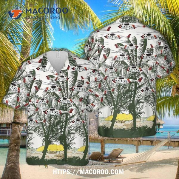 Us Coast Guard Sikorsky S-61r Hawaiian Shirt