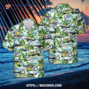 Us Marine Corps Vma-214 The Black Sheep Av-8b Harrier Hawaiian Shirt