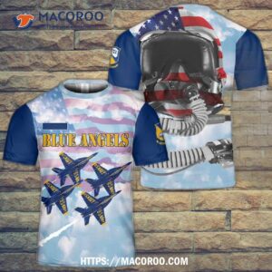 Us Navy Blue Angels 3D T-Shirt