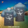 Us Navy Boeing E-6b Mercury Of Strategic Communications Wing One Hawaiian Shirt