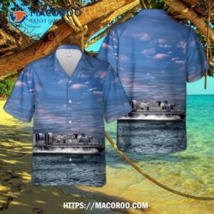 Us Navy Landing Craft Air Cushion Lcac-101 Hawaiian Shirt