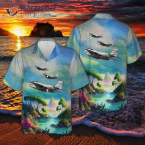 Us Navy Nl-540 – Grumman Ea-6b Prowler Vaq-134 Garudas Hawaiian Shirt