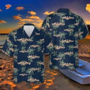 Us Navy Submarine Warfare Insignia Hawaiian Shirt