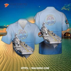 Us Navy Uss Nassau (lha-4) Tarawa-class Amphibious Assault Ship Hawaiian Shirt