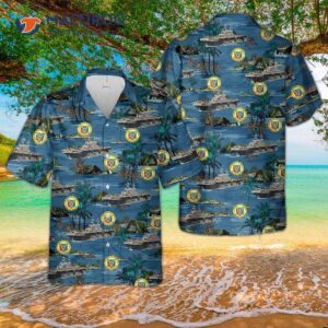 Us Navy Uss Peleliu (lha-5) Tarawa-class Amphibious Assault Ship Hawaiian Shirt