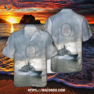 Us Navy Uss St. Louis (lcs-19) Freedom-class Littoral Combat Ship Hawaiian Shirt