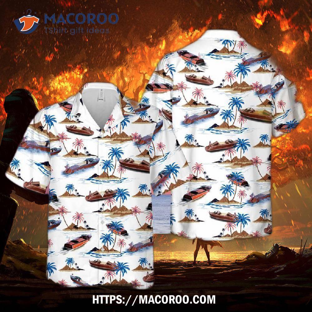 Us Wooden Boat Hawaiian Shirt