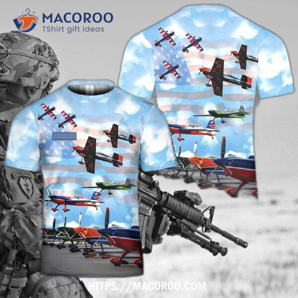 Usa Advanced Aerobatic Team 3D T-shirt
