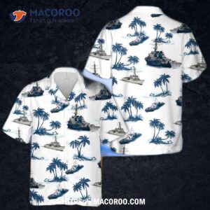 Uss Arleigh Burke-class Destroyer Ship Hawaiian Shirt