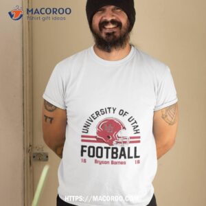 Utah Utes Bryson Barnes 2023 Ncaa Football Shirt