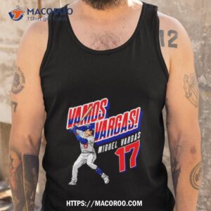 Vargas Vamos Miguel Vargas 17 Los Angeles Dodgers Shirt 3 vargas vamos miguel vargas 17 los angeles dodgers shirt tank top