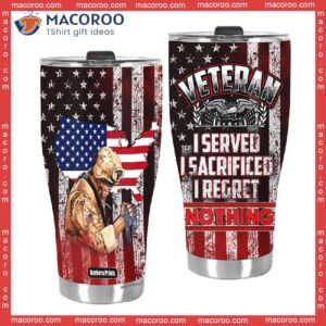 veteran i served stainless steel tumbler 3