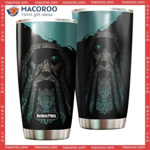 viking odin wotan special blue stainless steel tumbler 0