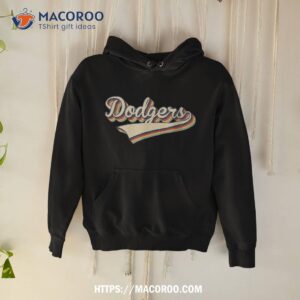 vintage dodgers name throwback retro apparel gift shirt practical gifts for dad hoodie