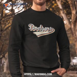 vintage dodgers name throwback retro apparel gift shirt practical gifts for dad sweatshirt