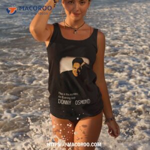 vintage donny osmond shirt tank top