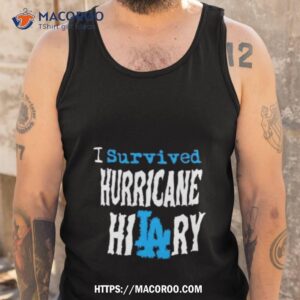 vintage i survived hurricane hilary shirt tank top