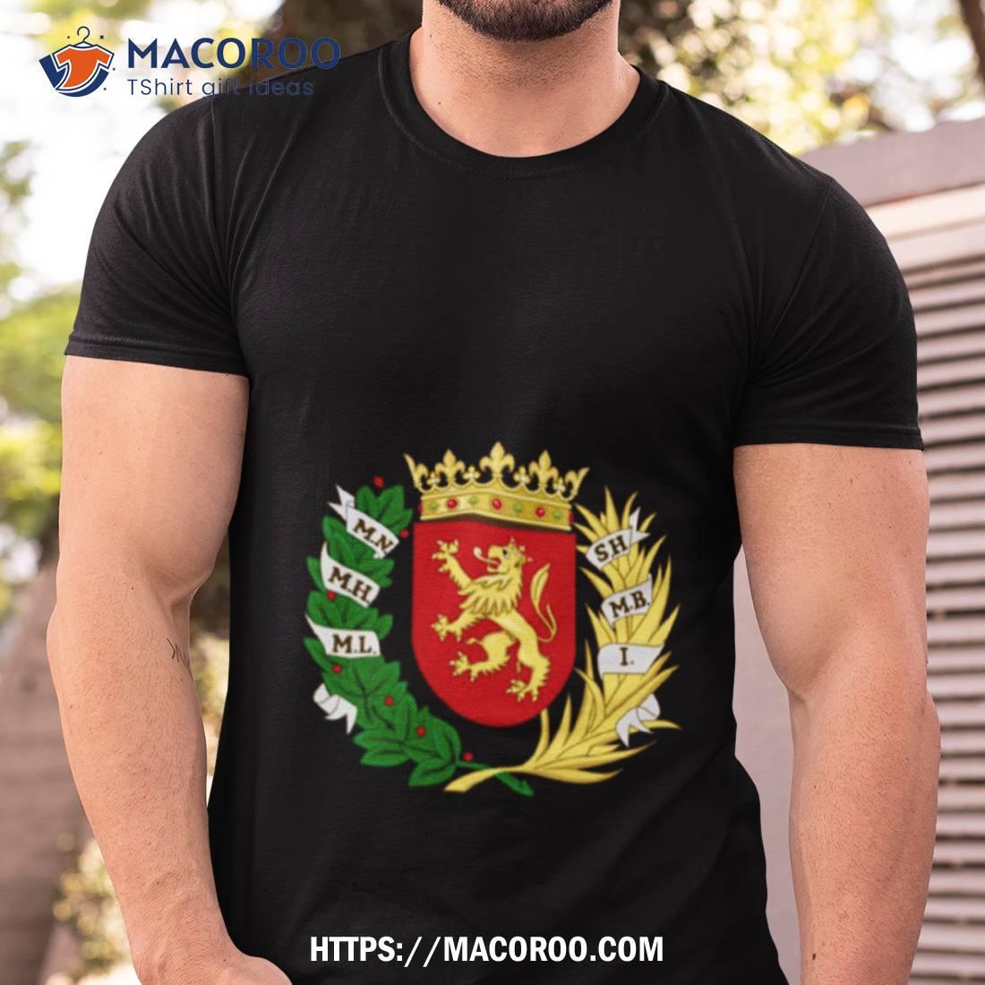 Vintage Logo Zaragoza Flag Coat Of Arms Shirt Vintage Logo Zaragoza Flag Coat Of Arms Shirt