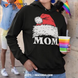 vintage mom christmas santa hat family matching xmas holiday mothers shirt gifts to give mom for christmas hoodie