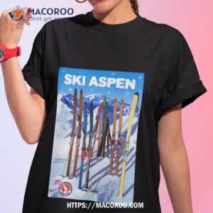 Vintage Style Ski Aspen Travel Shirt