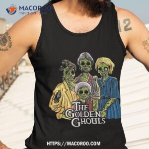 vintage the golden ghouls funny gift for halloween shirt michael myers halloween tank top 3