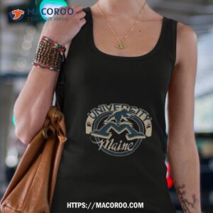 vintage university of maine logo shirt tank top 4